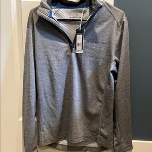 Vineyard Vines Men’s Gray Quarter-Zip Pullover, Size S